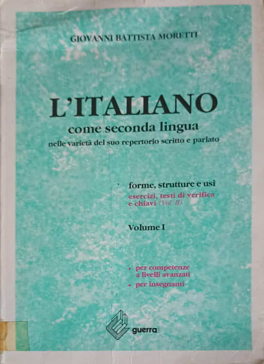 L'italiano come seconda lingua