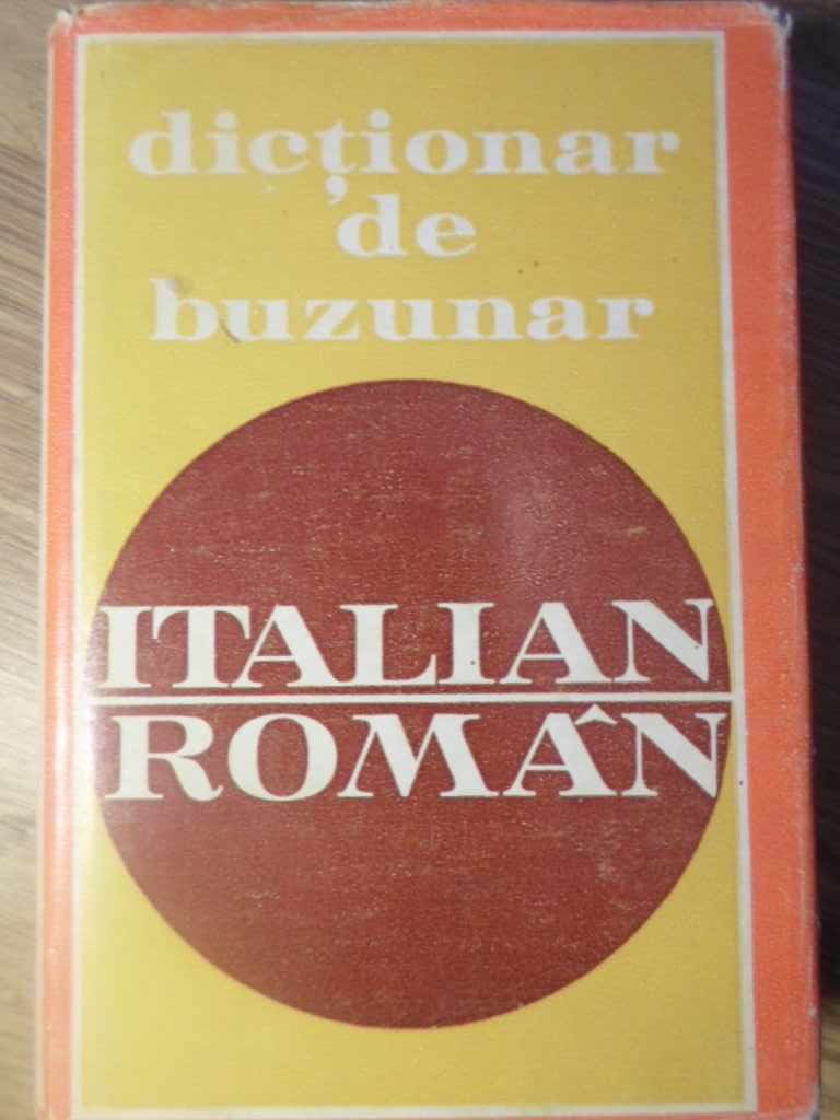 Vezi detalii pentru Dictionar De Buzunar Italian-roman