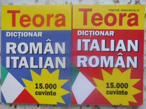 Dictionar Roman-italian, Italian-roman 15.000 Cuvinte Vol.1-2