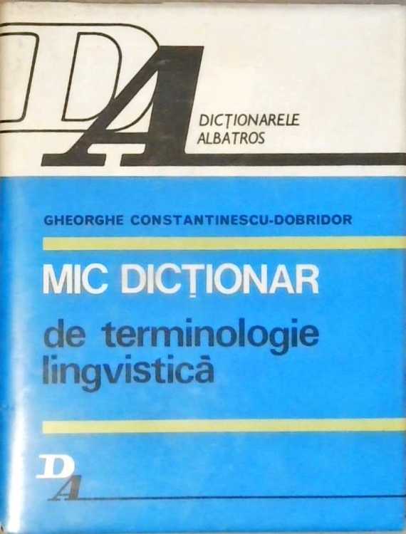 Mic Dictionar De Terminologie Lingvistica