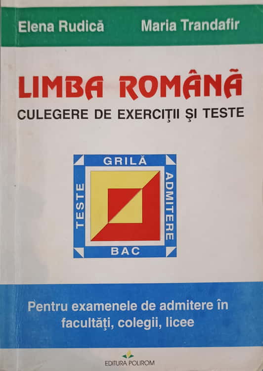 Limba Romana, Culegere De Exercitii Si Teste