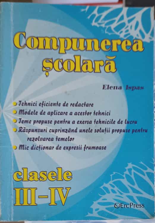 Vezi detalii pentru Compunerea Scolara Clasele Iii-iv