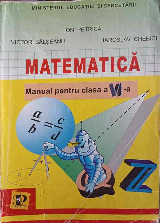 Vezi detalii pentru Matematica Manual Pentru Clasa A Vi-a