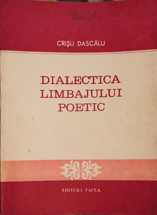 Dialectica Limbajului Poetic