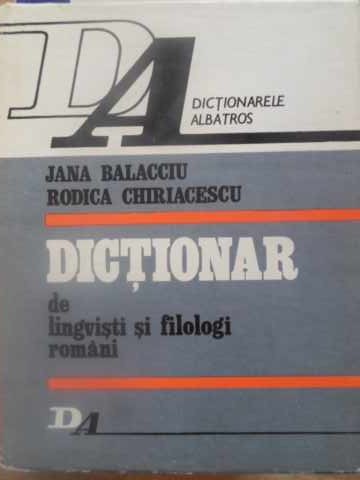 Dictionar De Lingvisti Si Filologi Romani