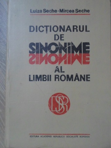 Dictionarul De Sinonime Al Limbii Romane