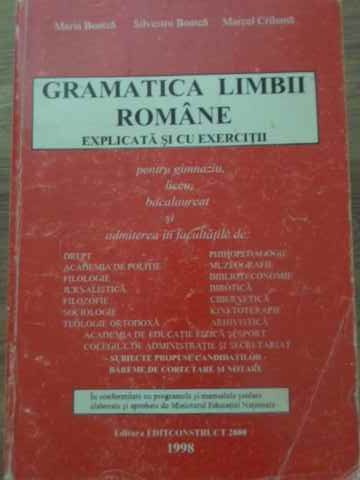 Vezi detalii pentru Gramatica Limbii Romane Explicata Si Cu Exercitii