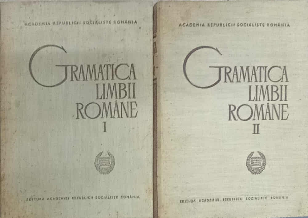 Vezi detalii pentru Gramatica Limbii Romane Vol.1-2