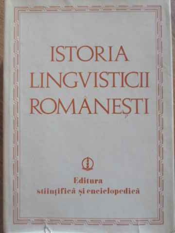 Istoria Lingvisticii Romanesti