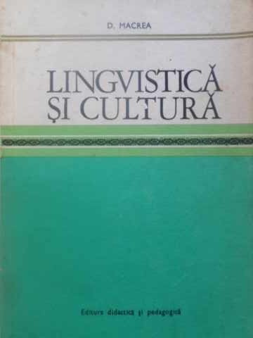 Vezi detalii pentru Lingvistica Si Cultura