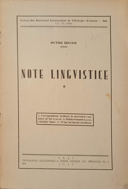 Note Lingvistice Vol.2