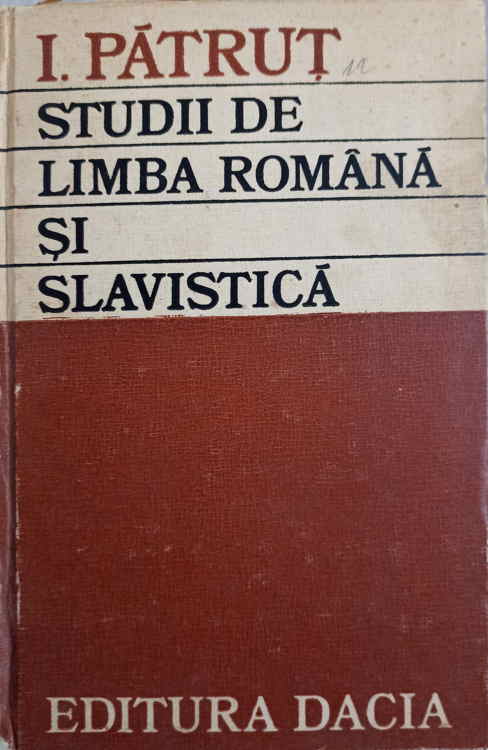 Vezi detalii pentru Studii De Limba Romana Si Slavistica