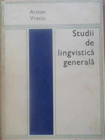 Studii De Lingvistica Generala