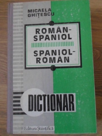Dictionar Roman-spaniol, Spaniol-roman