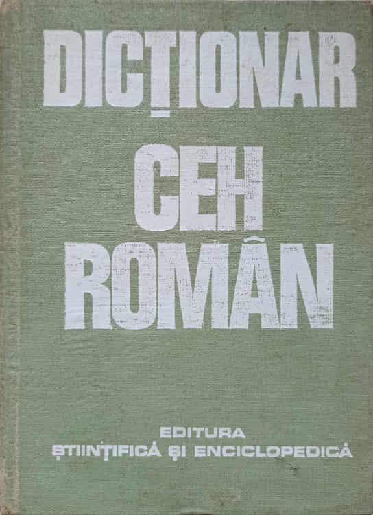 Vezi detalii pentru Dictionar Ceh - Roman