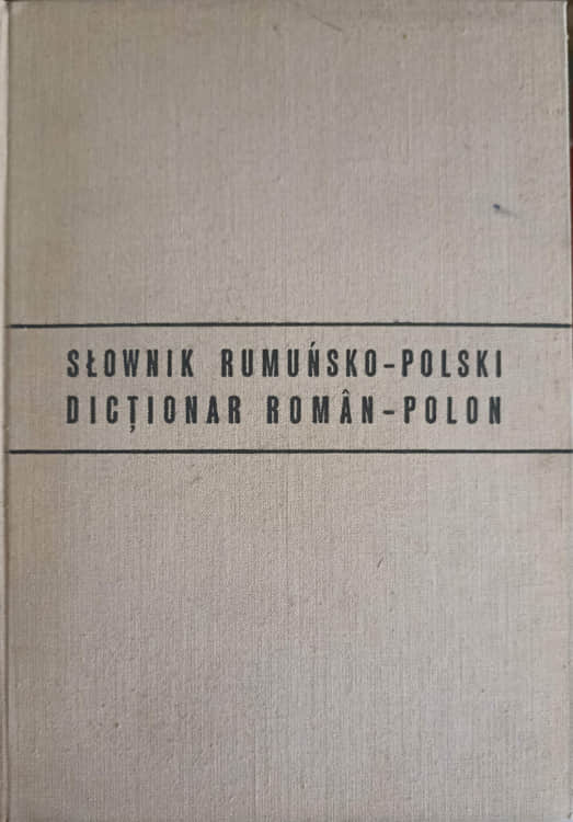 Vezi detalii pentru Dictionar Roman Polon