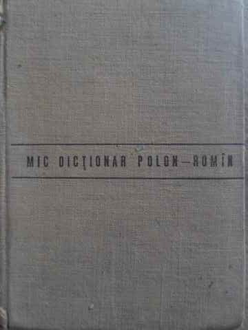 Mic Dictionar Roman-polon, Polon-roman