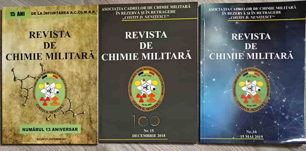 Vezi detalii pentru Lot 3 Nr. Din Revista De Chimie Militara: Nr.13 Aniversar Septembrie 2017, Nr.15 Decembrie 2018, Nr.16 15 Mai 2019