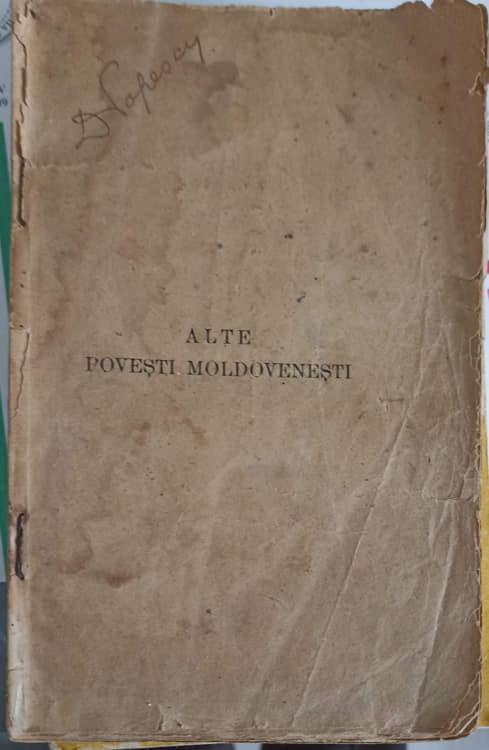 Alte Povesti Moldovenesti