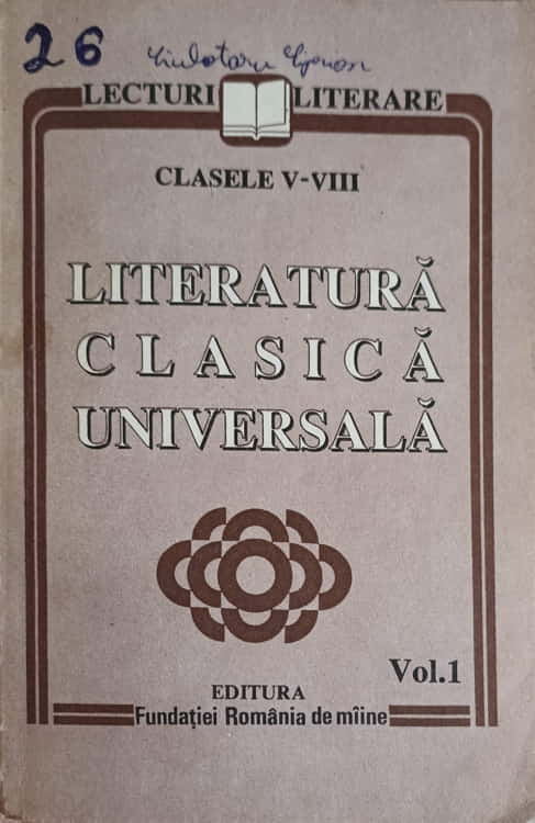 Literatura Clasica Universala Vol.1