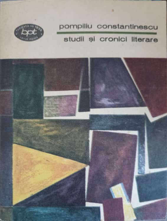 Studii Si Cronici Literare