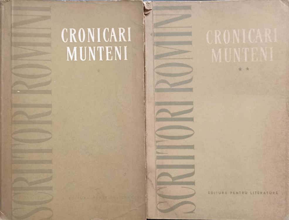 Cronicari Munteni Vol.1-2