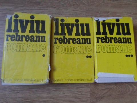 Romane Vol.1-3 (supracoperti Uzate, Interior Ok)