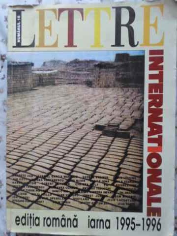 Lettre Internationale Editie Romana. Iarna 1995-1996 (pagina De Titlu Lipsa)