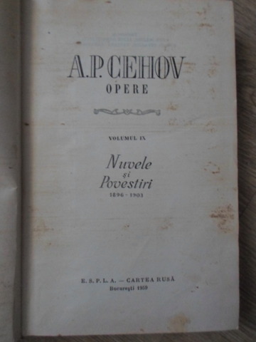 Opere Vol. Ix (9) Nuvele Si Povestiri 1896-1903