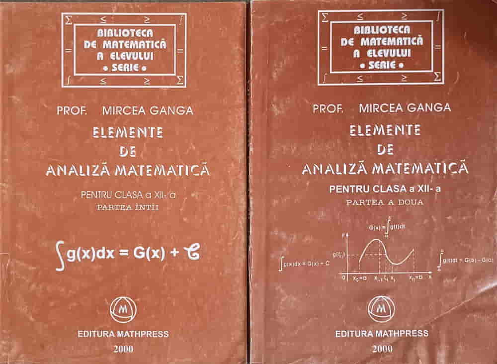 Vezi detalii pentru Elemente De Analiza Matematica Pentru Clasa A Xii-a Vol.1-2