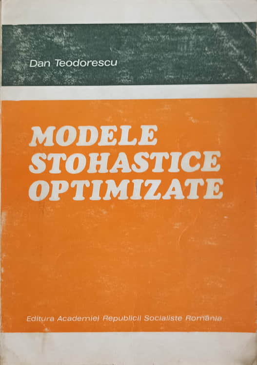 Vezi detalii pentru Modele Stohastice Optimizate