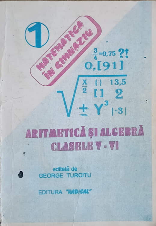 Aritmetica Si Algebra Clasele V-vi