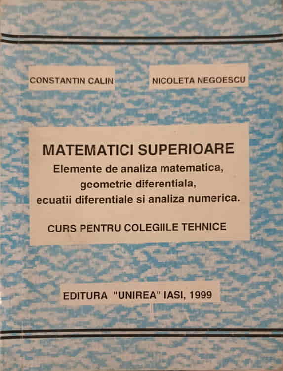 Vezi detalii pentru Matematici Sduperioare