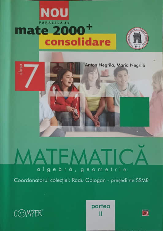 Vezi detalii pentru Matematica Algebra, Geometrie, Clasa 7 Partea 2