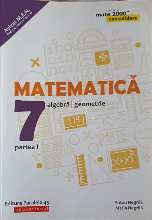 Matematica Algebra, Geometrie Clasa 7, Partea 1
