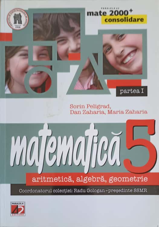 Matematica: Aritmetica, Algebra, Geometrie Clasa A V-a, Partea 1