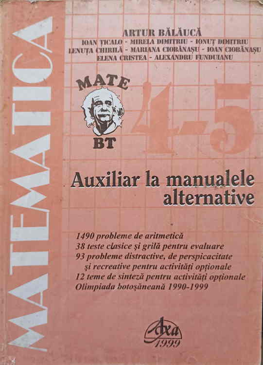 Vezi detalii pentru Matematica Clasele Iv-v. Auxiliar La Manualele Alternative