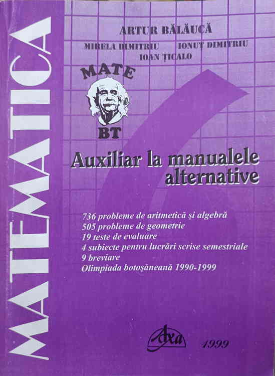 Vezi detalii pentru Matematica, Clasa A Vi-a. Auxiliar La Manualele Alternative