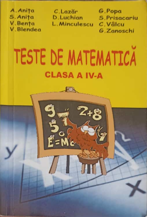 Vezi detalii pentru Teste De Matematica Clasa A Iv-a