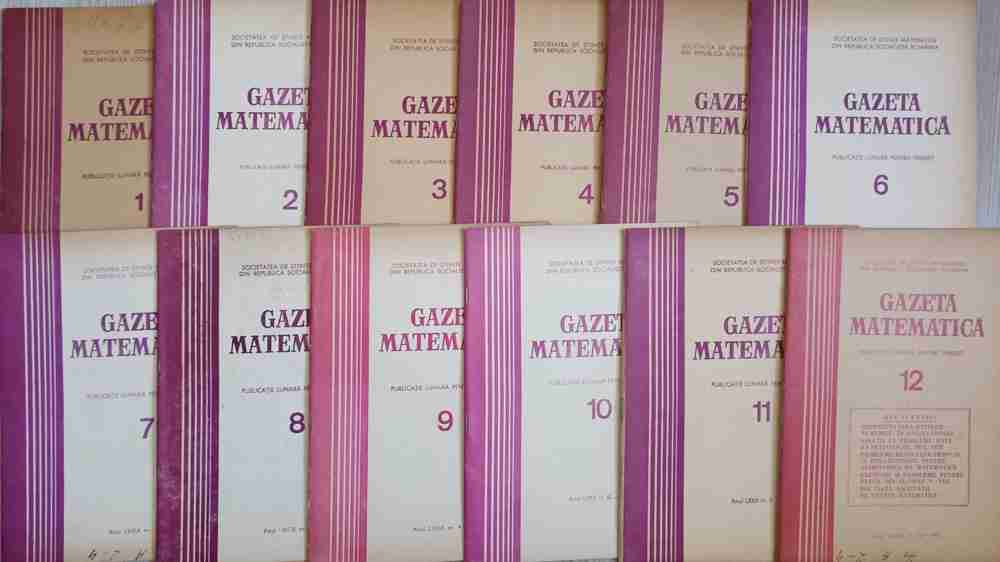 Gazeta Matematica Nr.1-12/1975