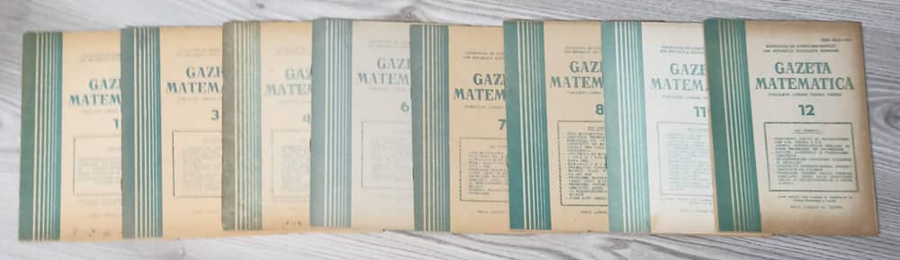 Vezi detalii pentru Gazeta Matematica 1984 Vol.1, 3-8, 11-12 (8 Reviste)