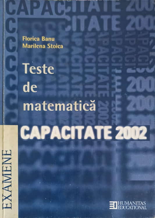 Vezi detalii pentru Teste De Matematica - Capacitate 2002