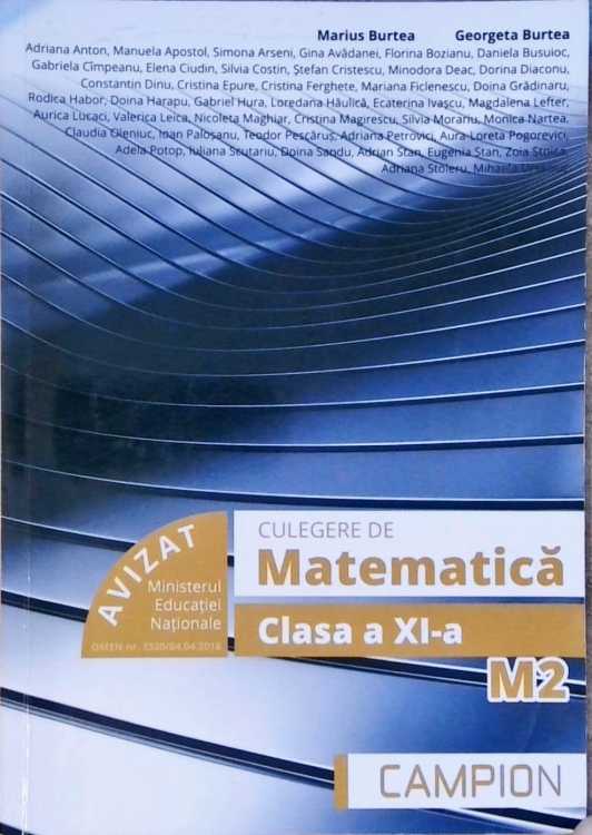 Culegere De Matematica. Clasa A Xi-a. M2