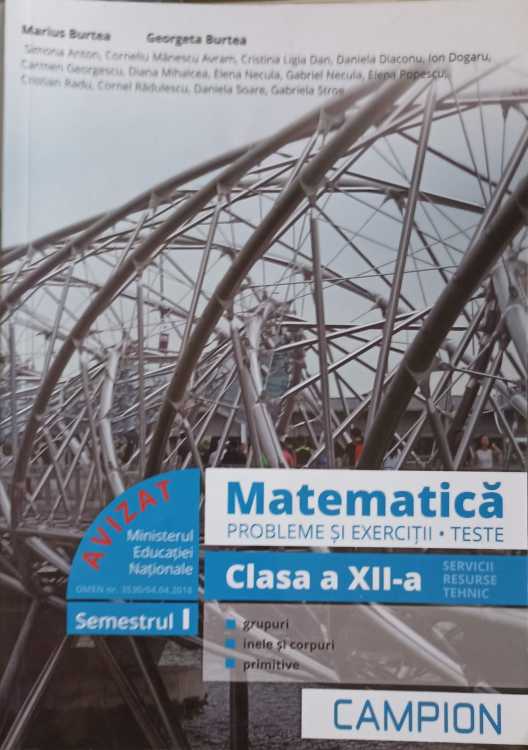 Matematica. Probleme Si Exercitii. Teste. Clasa A Xii-a
