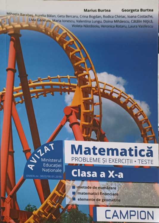 Matematica, Probleme Si Exercitii, Teste - Clasa A X-a