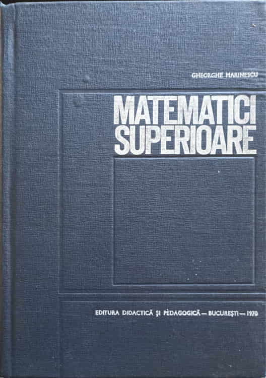 Vezi detalii pentru Matematici Superioare