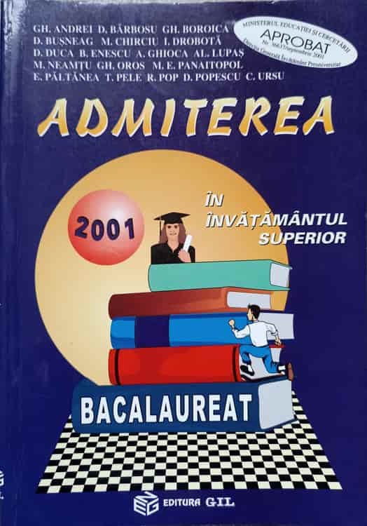 Vezi detalii pentru Admiterea In Invatamantul Superior. Bacalaureat Matematica 2001