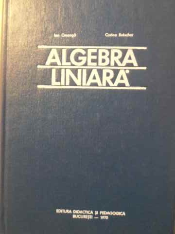 Vezi detalii pentru Algebra Liniara