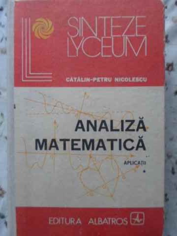 Analiza Matematica Aplicatii Vol.1