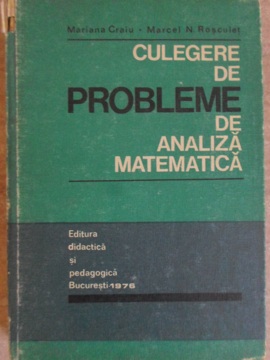 Culegere De Probleme De Analiza Matematica